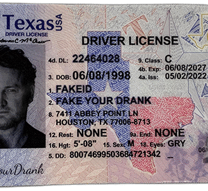 New Texas FAKE ID
