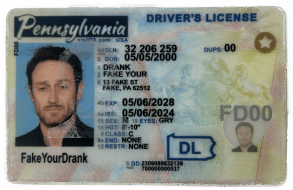 Pennsylvania FAKE ID